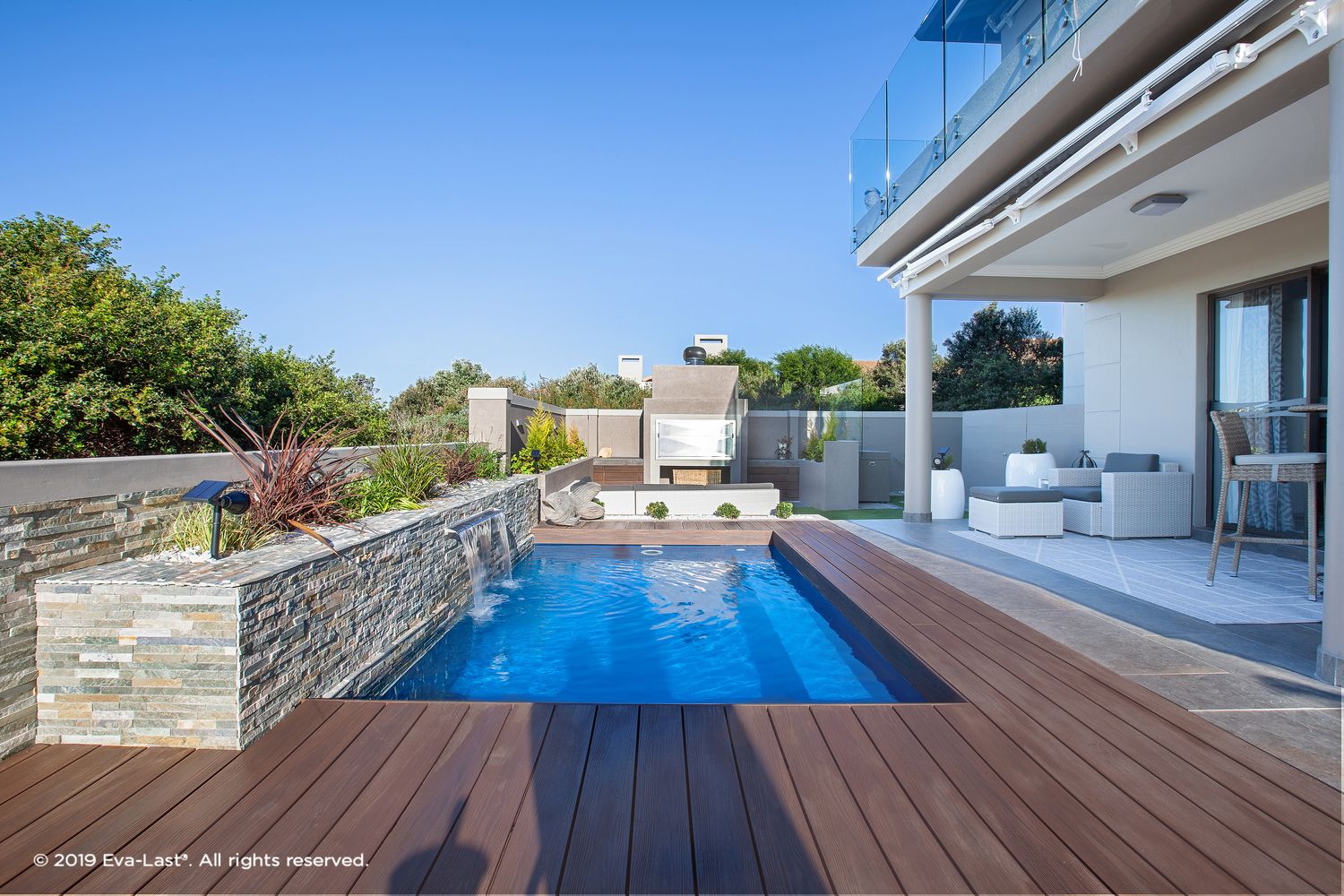 Composite decking colour